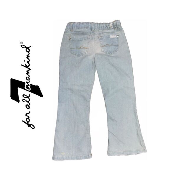 7 for All Mankind Girls Bootcut Jeans - Size 5 - Picture 2 of 4